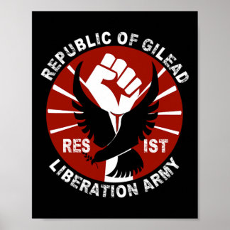 Poster Resistência - Exército de Libertação Gilead Direit