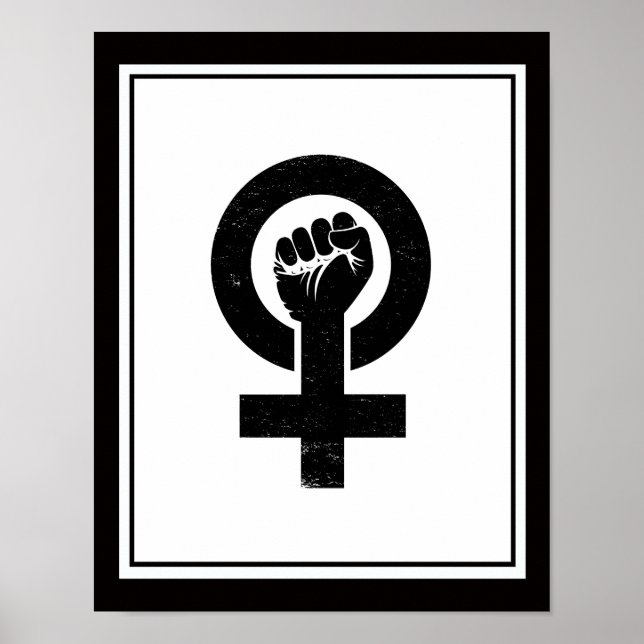 Poster Resistência Feminista (Frente)