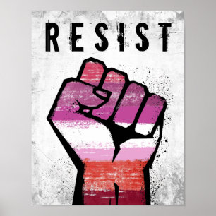 Poster Resistência Lésbica