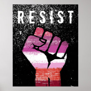 Poster Resistência Lésbica