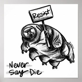Poster Resistência Tardigrado