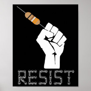 Poster Resistir À Ideia Engraçada De Presente Para Engenh