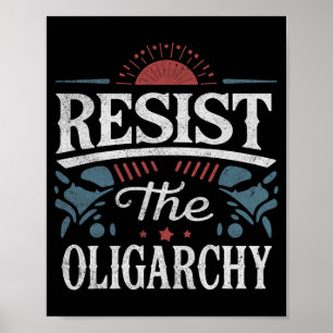 Poster Resistir À Tremor Anti-Oligarchy