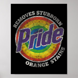 Poster Resistir a Trump Remover o Orgulho M de Manchas La