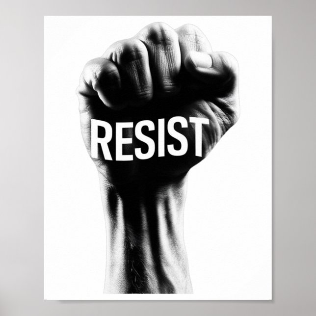 Poster Resistir A Uma Resistência (Frente)