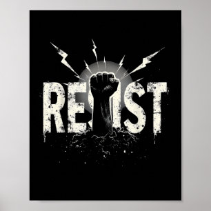 Poster Resistir ao Protesto Político _2