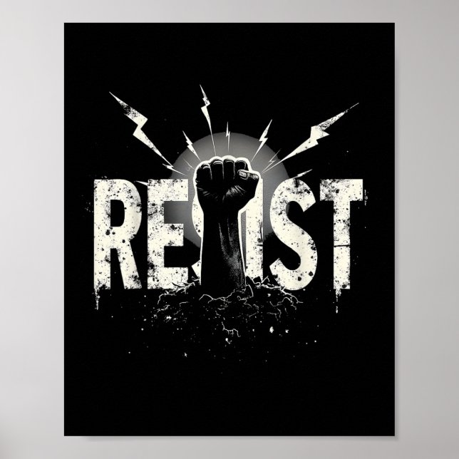 Poster Resistir ao Protesto Político _2 (Frente)