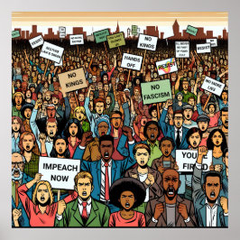 Poster Resistir e Impeitar Trump