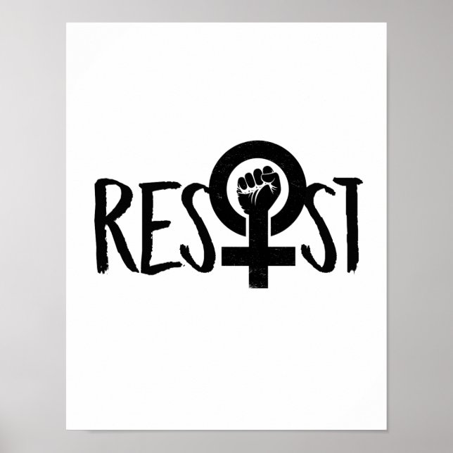 PÔSTER RESISTIR E LUTAR. (Frente)