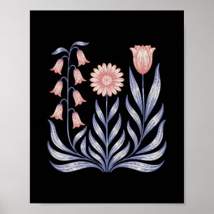 Poster Resistir Sutil Trump Dedaleira Margarida Tulipa Fl