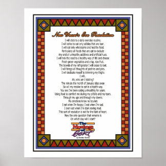 Poster Resolução de Véspera de Ano Novo