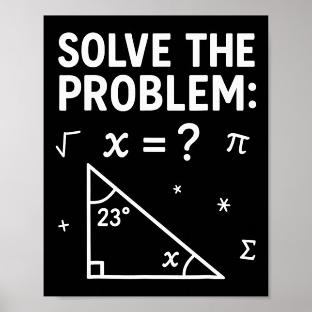 Poster Resolva O Problema Faça A Conta 67 Meme Engraçado  (Frente)