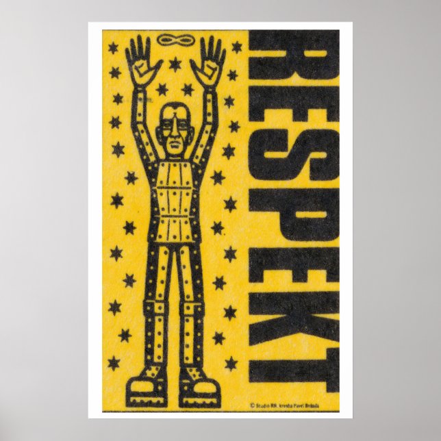 Poster Respect Human Figure Matchbox Art Print (Frente)