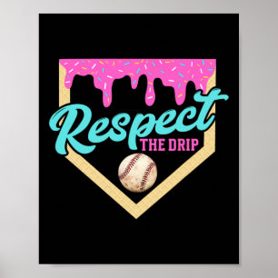 Poster Respeite O Drip Bysebyll Home Plate Sorvete Dri