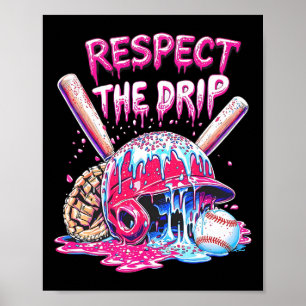 Poster Respeite O Drip Bysebyll Home Plate Sorvete Dri