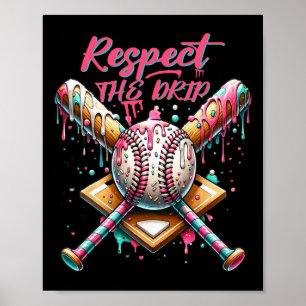 Poster Respeite O Drip Bysebyll Home Plate Sorvete Drip