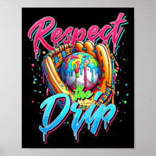 Poster Respeite O Gotejamento Bysebyll Drip Sorvete Gotej