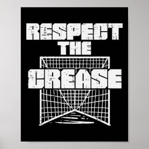 Poster Respeite O Lacrosse Engraçado Lax Goalie Goalk
