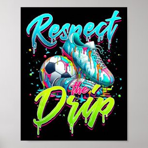 Poster Respeite O Sorvete De Futebol Drip Com Granulado
