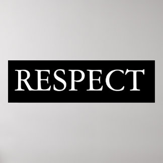 Pôster Respeito