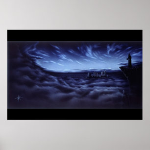 Poster Respira fundo a escuridão