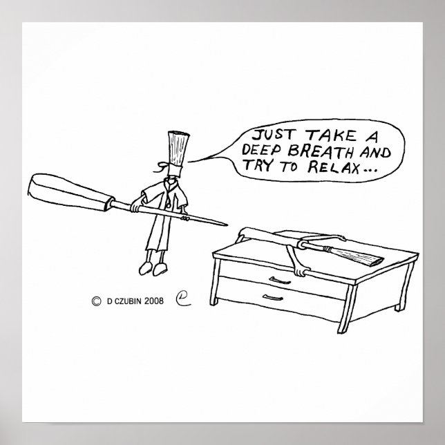 Pôster Respiração profunda (Frente)