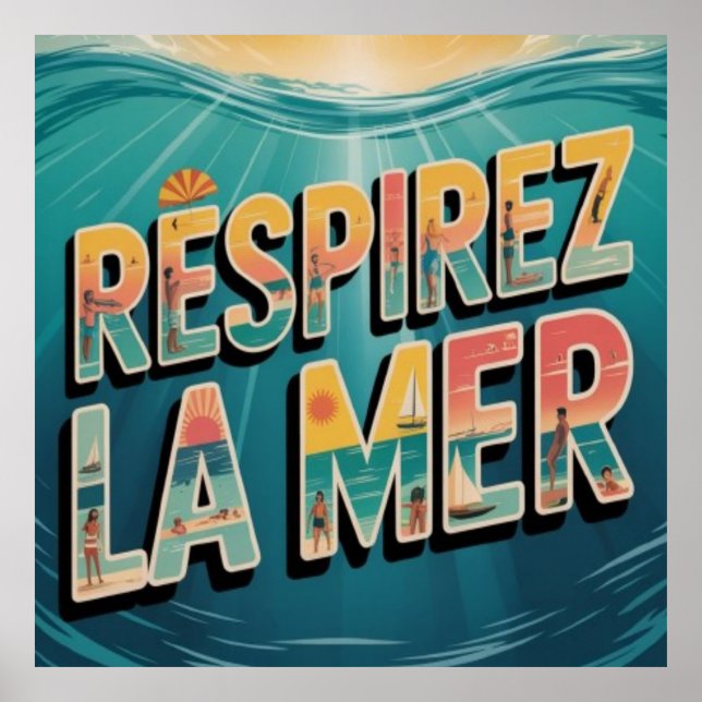 Poster Respirador la Mer (Frente)