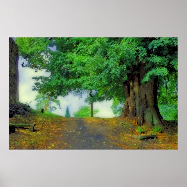 Poster Respire fundo! Paisagem encantadora (Frente)