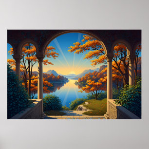 Poster Resplendor de Outono Além do Arco