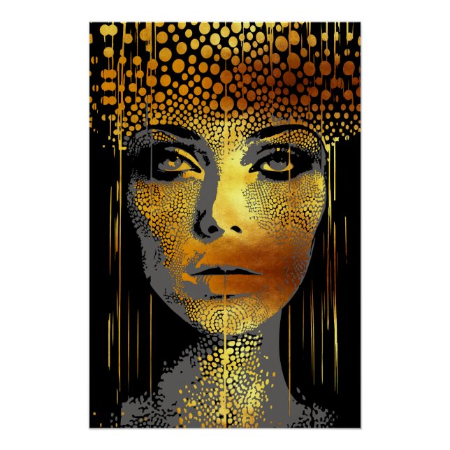Pôster Resplendor Dourado: A Beleza da Mulher Em Forma (Frente)