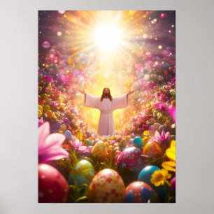 Poster Ressurreição da Páscoa de Jesus