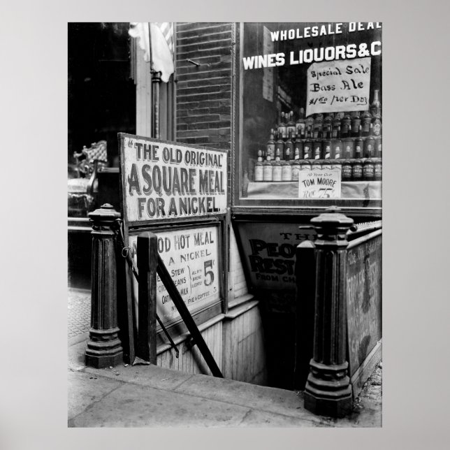 POSTER RESTAURANTE DE 5 CENTAVOS (Frente)