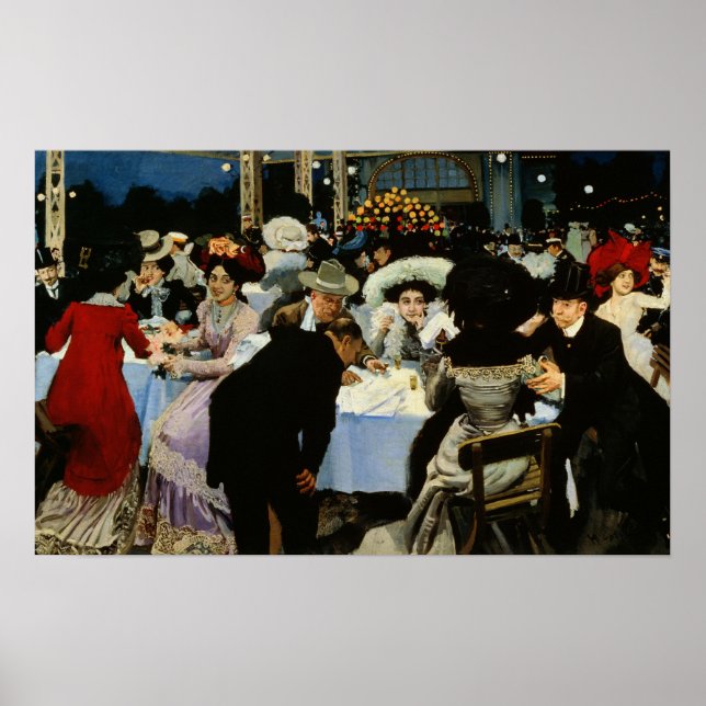 Pôster Restaurante Noturno (Frente)