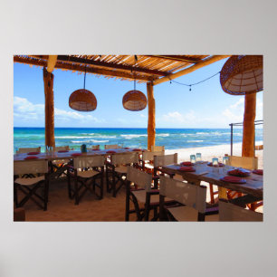 Poster Restaurante perto da praia no Maya de Riviera