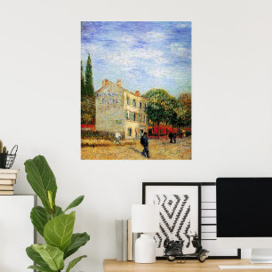 Pôster Restaurante Rispal em Asnieres por Vincent van Gog
