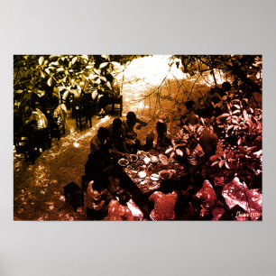 Poster Restaurante Vintage China Canton