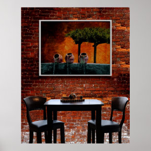 Poster Restaurantes europeus