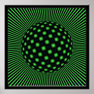 Pôster Restless Twisting Globe