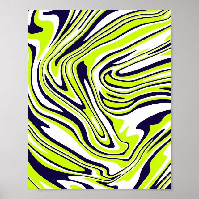 Poster Resumo Girando em Verde, Preto e Branco (Frente)