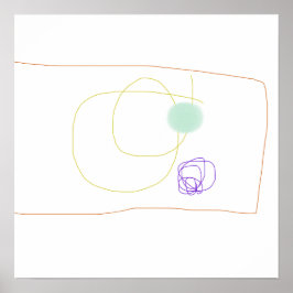 Poster Retângulo Desenhado Lentamente