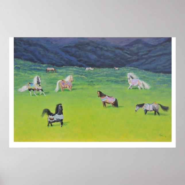 Poster Retirada de Carrossel Horse (Frente)