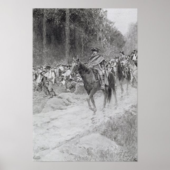 Poster Retirada de Washington de Prados Excelentes (Frente)