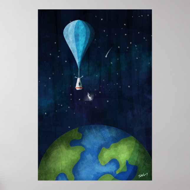 Pôster Retornando a partir da borda do espaço (Frente)