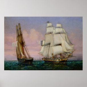 Poster Retorne da Ilha de Elba, c.1852