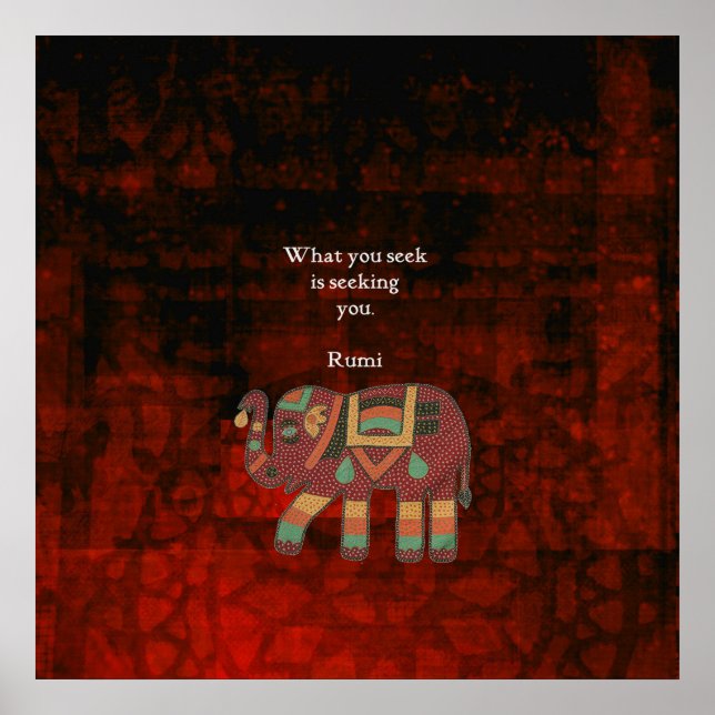 Pôster Retorno Inspiracional - O que você procura por cit (Frente)