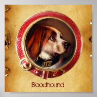 RETRA TOS MINIATURA VITORIANA Bloodhound