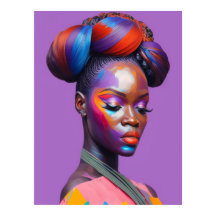 Retrato 1 da Mulher Bela Africana