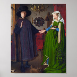 Poster Retrato Arnolfini De Jan Van Eyck