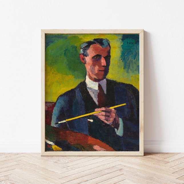 Poster Retrato automático | Henry Lyman Sačien (Criador carregado)