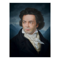 Retrato clássico de Beethoven